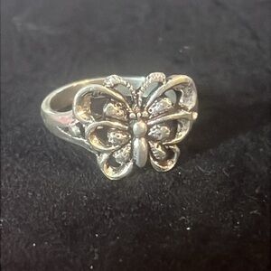 925 STERLING Butterfly Ring. SIZE 11